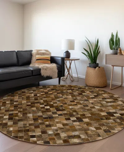 Dalyn Bozeman Bm2 8'x8' Round Area Rug In Multi