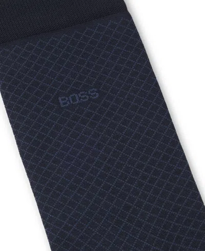 Hugo Boss Boss By  Men's Regular-length Patterned Socks