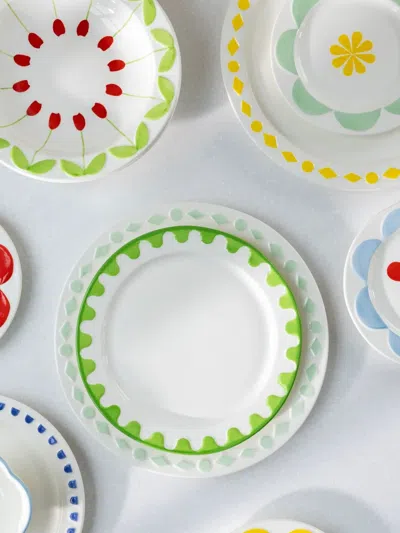 &k Amsterdam Folk Plates (set Of Four)