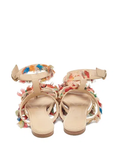 Pre-owned Chloé Suede Fringed Sandals