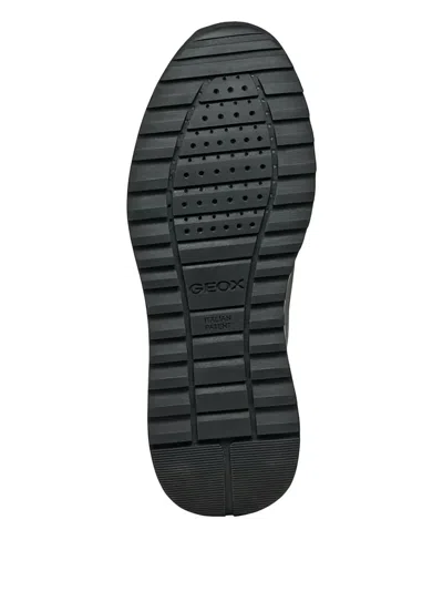 Geox Molveno Panelled Sneakers In Gray