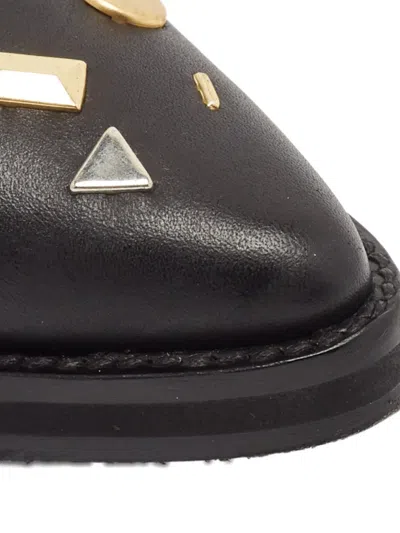 Pre-owned Alexander Mcqueen Leather Stud-embellished Boots