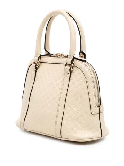 Pre-owned Gucci 2016-2025 Mini Microssima Dome Satchel