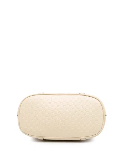 Pre-owned Gucci 2016-2025 Mini Microssima Dome Satchel