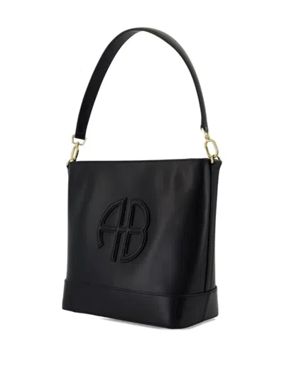 Anine Bing Lili Bucket Bag - Leather - Black