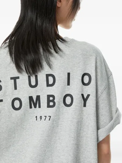 Studio Tomboy Logo-print Cotton T-shirt