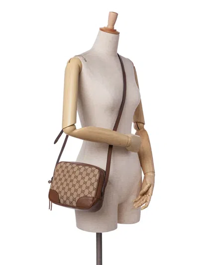 Pre-owned Gucci 2016-2025 Gg Canvas Bree Crossbody Bag