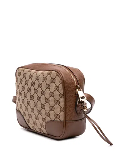 Pre-owned Gucci 2016-2025 Gg Canvas Bree Crossbody Bag