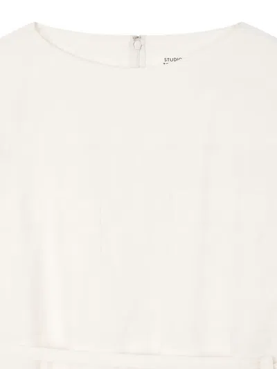 Studio Tomboy Patch-pocket Belted Dress