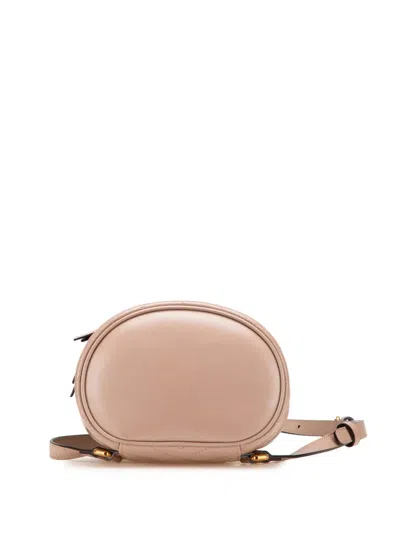 Pre-owned Gucci 2016-2025 Gg Marmont Round Matelasse Leather Backpack