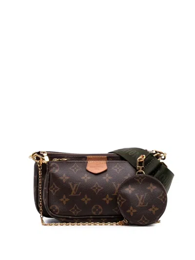 Pre-owned Louis Vuitton 2021 Monogram Multi Pochette Accessoires Satchel