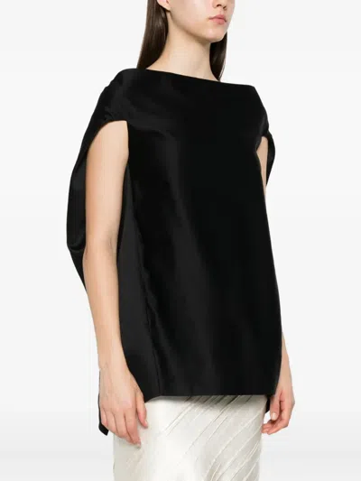 The Row Pallenberg Heavy Rustic Top In Black