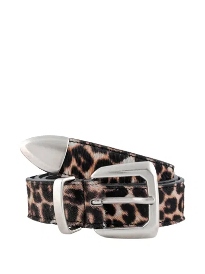 Molebo Leopard-print Belt In Animal Print