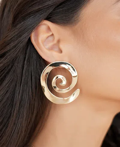 Ettika Aura Swirl Statement Earrings
