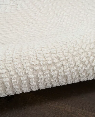 Dkny Central Park West Cep01 3'9"x5'9" Area Rug In White