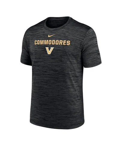 Nike Black Vanderbilt Commodores Velocity Performance T-shirt In Black