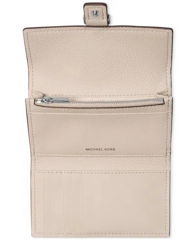 Michael Kors Michael  Nolita Medium Flap Trifold Leather Wallet