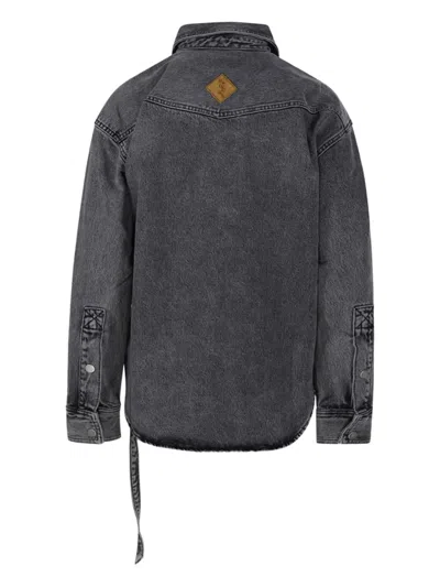Haikure Button-fastening Tie-waist Shirt