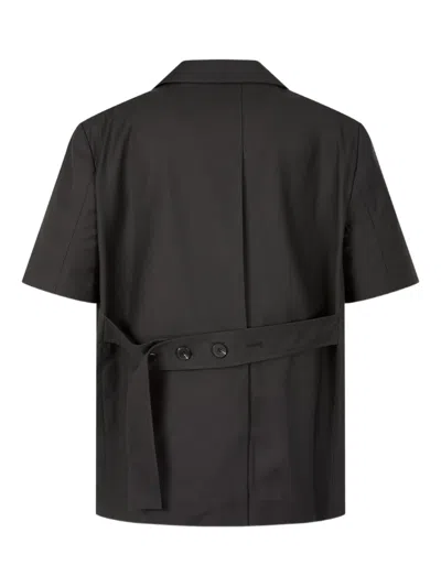 Studio Tomboy Short-sleeved Lapel Oversized Jacket