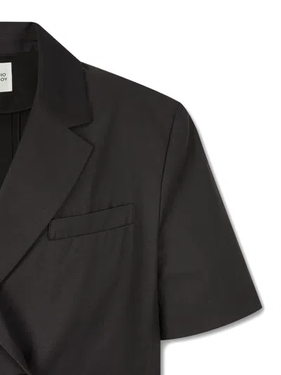 Studio Tomboy Short-sleeved Lapel Oversized Jacket