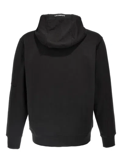 C.p. Company Relaxed-fit Hooded Sweatshirt In Black