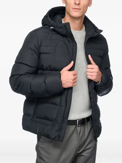 Geox Magnete Hooded Jacket In Black