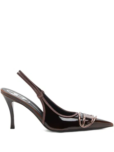 Diesel 90mm Slingback Pointed-toe Pumps