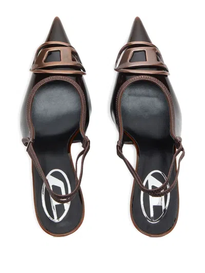 Diesel 90mm Slingback Pointed-toe Pumps