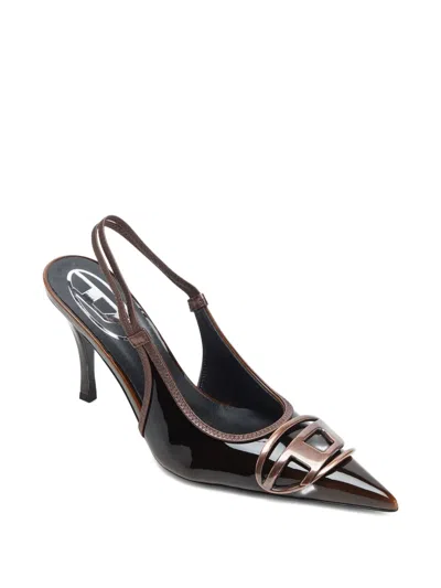Diesel 90mm Slingback Pointed-toe Pumps