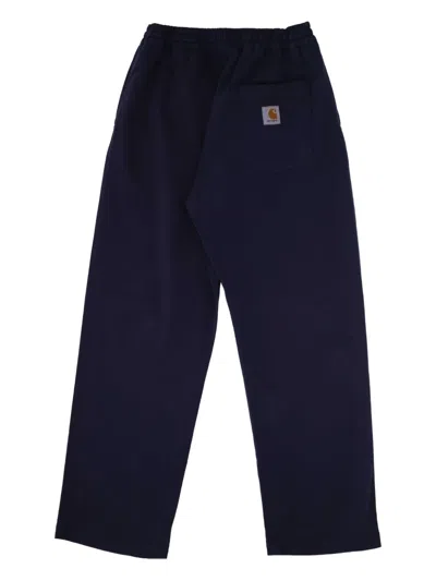 Carhartt Cotton-blend Track Pants In Blue