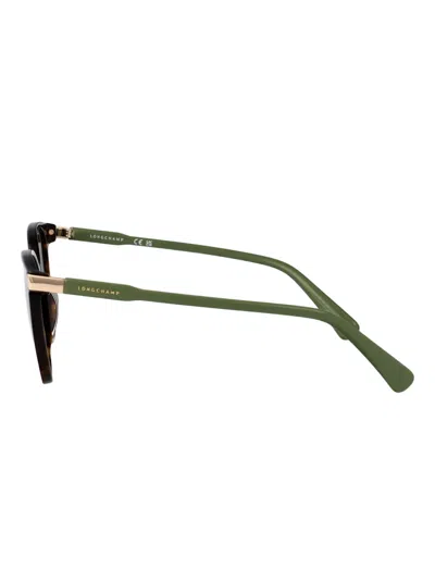 Longchamp Rectangular Sunglasses Lo612 S 213 In Black