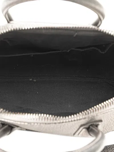 Pre-owned Givenchy 2000-2025 Medium Metallic Grained Calfskin Antigona Satchel In Brown