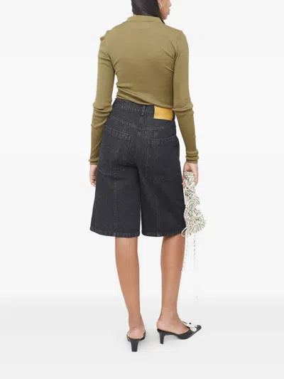 Operasport Rowan Denim Shorts In Black