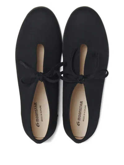 Moonstar Little Prim Lace-up Sneakers In Black