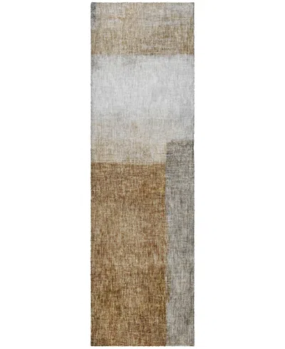 Dalyn Boca Washable Bo1 2'3''x7'6'' Runner Area Rug In Brown