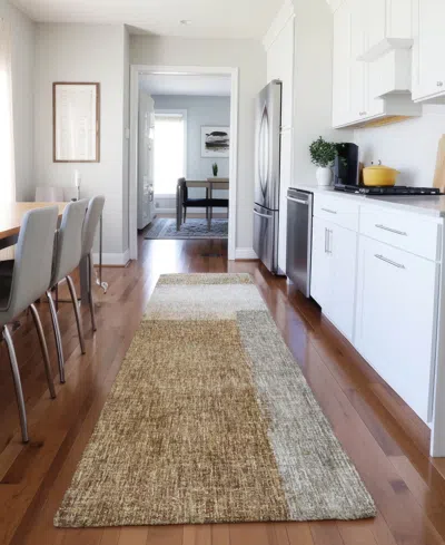 Dalyn Boca Washable Bo1 2'3''x7'6'' Runner Area Rug In Brown