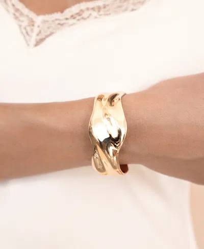 Ettika Wavy Metal Cuff Bracelet