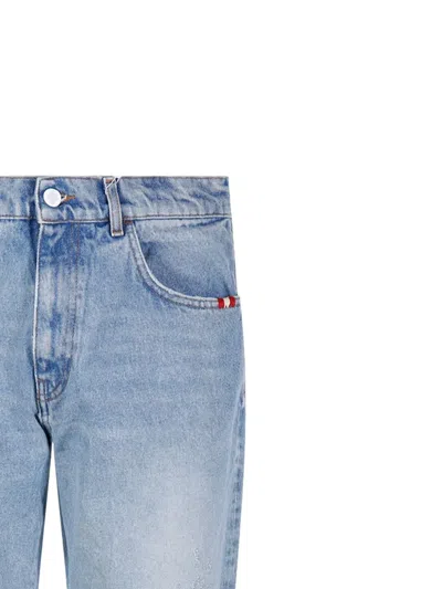 Amish Distressed Jeans In Blue