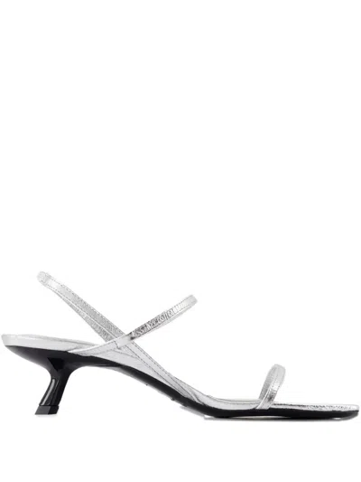 Anine Bing Hilda Leather Ankle-strap Pumps