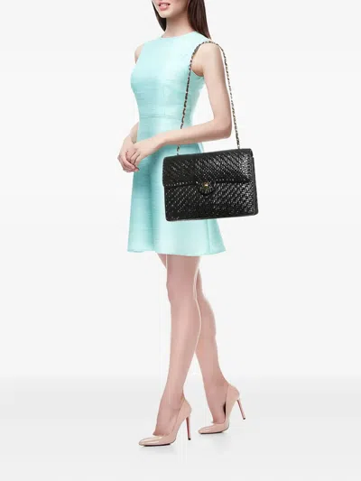 Pre-owned Chanel Jumbo Classic Flap Shoulder Bag In Black