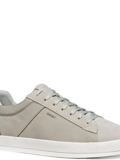 Geox Serifos Panelled Sneakers In Gray