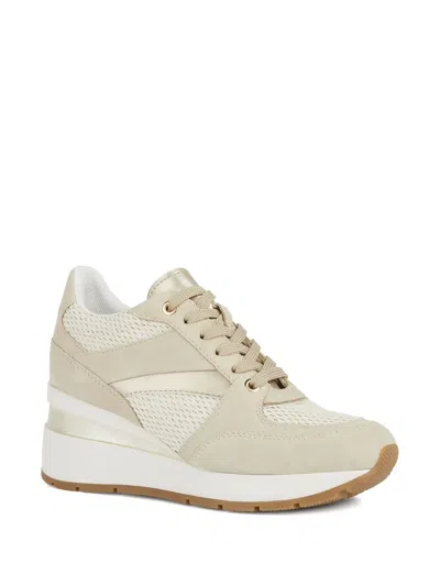 Geox Zosma Mesh Panels Sneakers In White