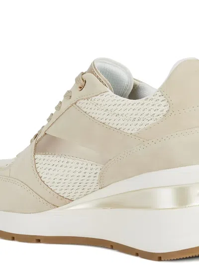 Geox Zosma Mesh Panels Sneakers In White