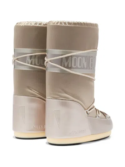 Moon Boot Icon Boots In Metallic