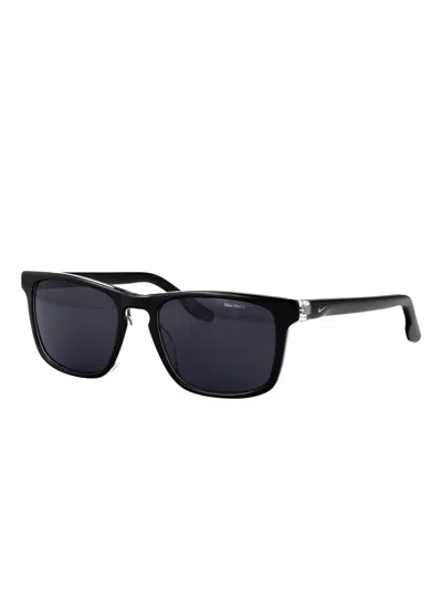 Nike Eclipse Square-frame Sunglasses In Black