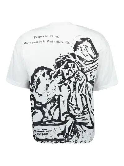 L8 Studio Passion Du Christ Cotton T-shirt In White