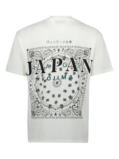 Japan Rags Miki Paisley-print T-shirt In White