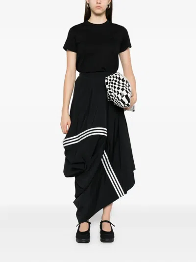 Y-3 Uneven Hem Skirt In Black