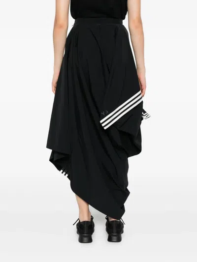 Y-3 Uneven Hem Skirt In Black