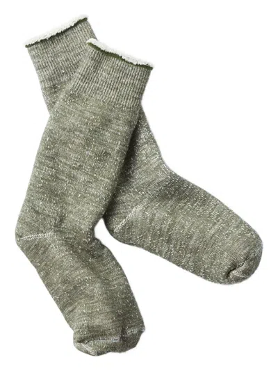 Rototo Double-face Socks In Green